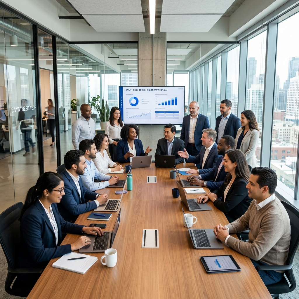 ByteVolt team in office